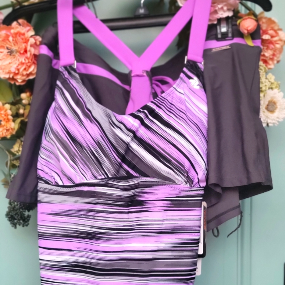 2 piece swimsuit 14 NWT
